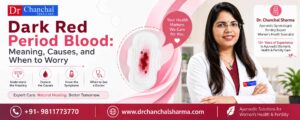 Dark Red Period Blood- Dr. Chanchal Sharma