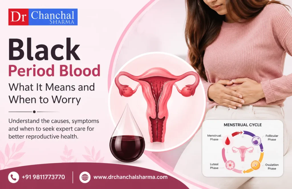 Dr Chanchal Sharma- Black Period Blood