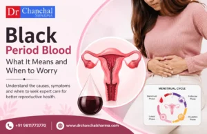 Dr Chanchal Sharma- Black Period Blood