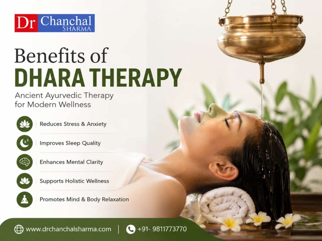 Benefits of Dhara Therapy: Natural Ayurvedic Healing for Mind & Body