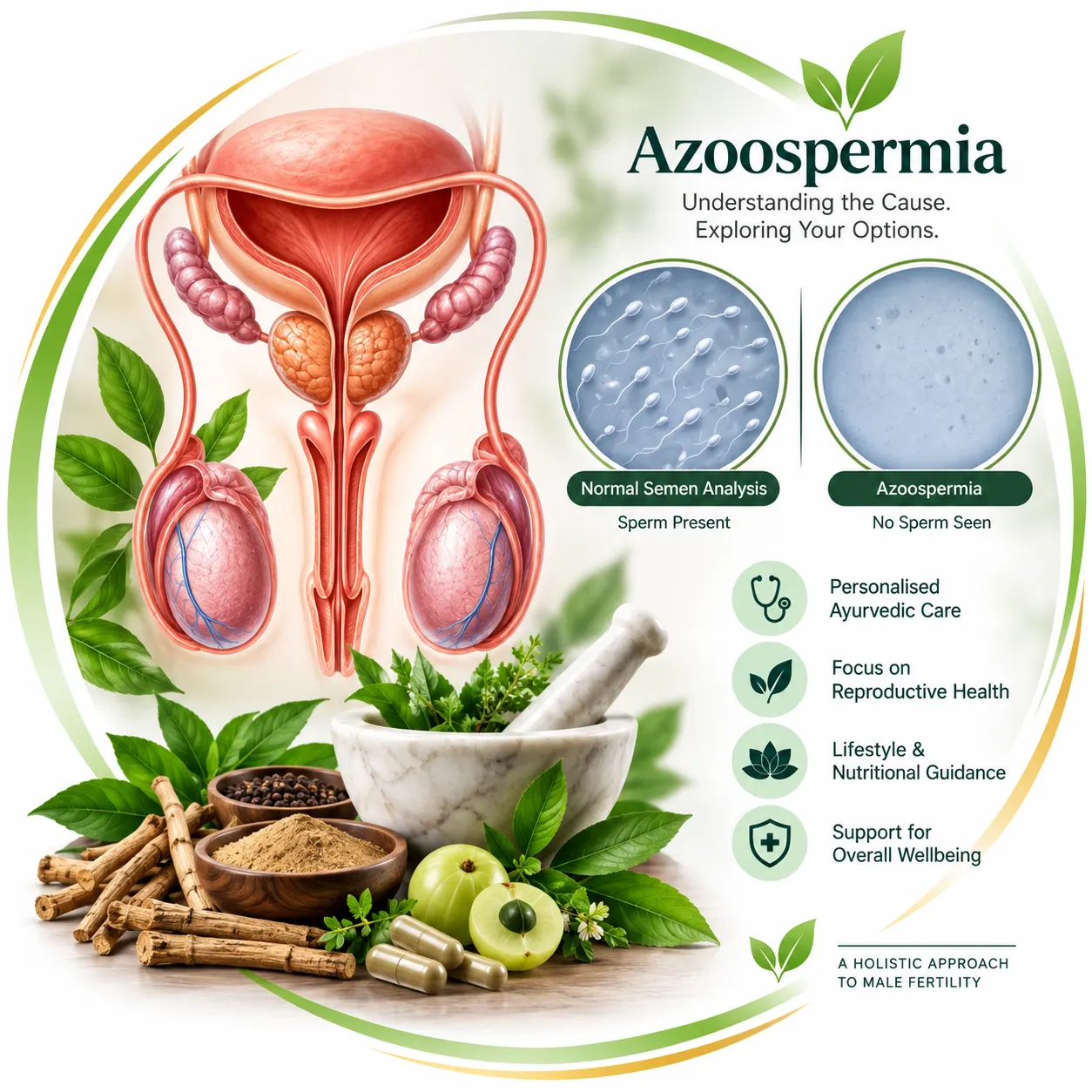 Azoospermia and male reproductive health