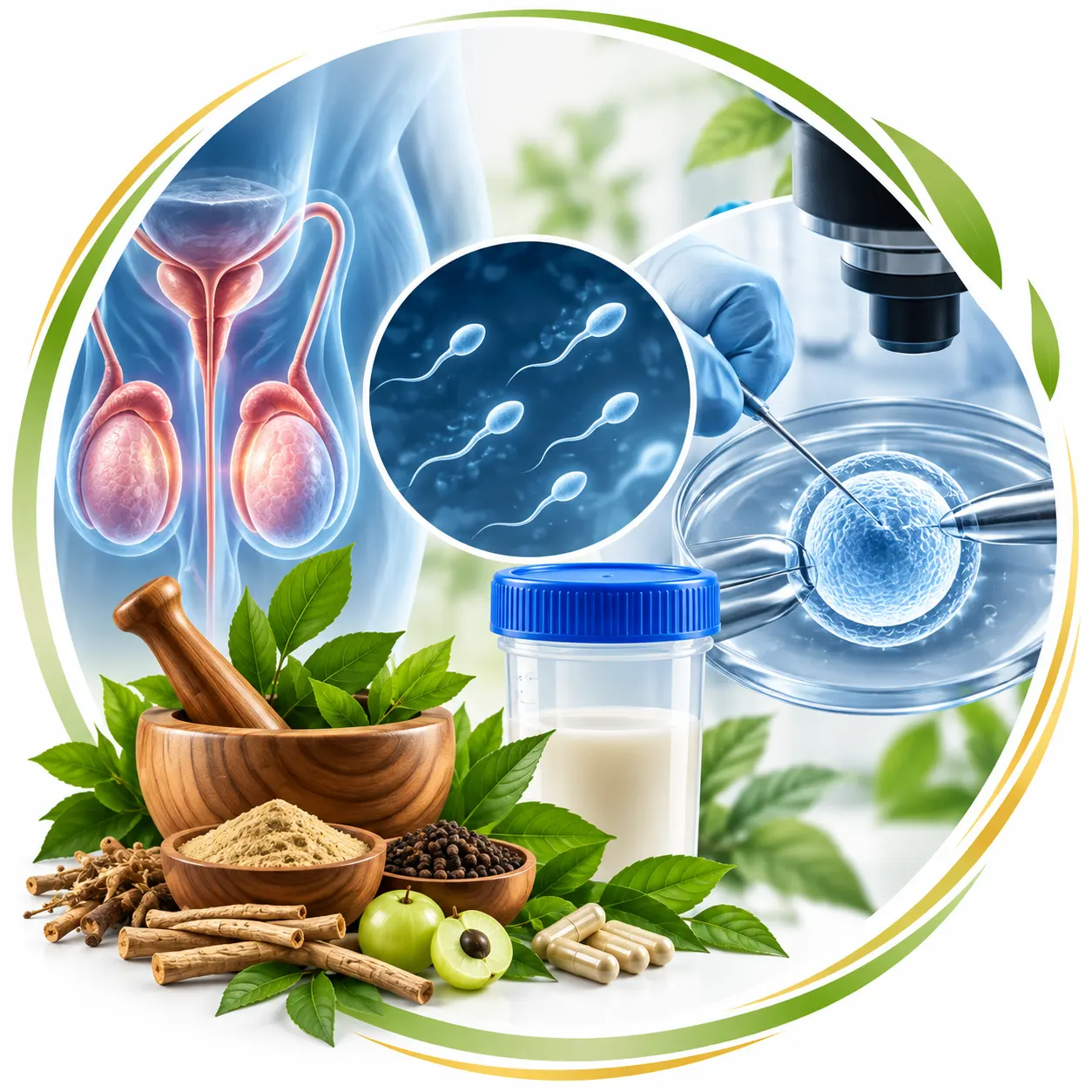Ayurvedic IVF preparation for male fertility
