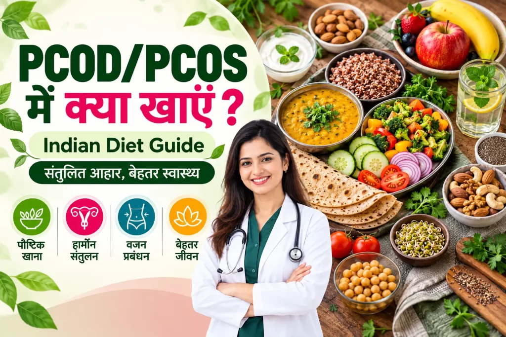 PCOD Mein Kya Khana Chahiye? सही Diet Chart और Indian Foods की पूरी जानकारी